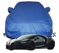 Car Cover for BUGATTI CHIRON Pur Sport ‘C’ shaped drift, Car Covers Waterproof All Weather, Outdoor Scratch Resistant Sun Snow, Full Exterior Covers,Blue
