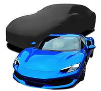 Car Cover for Ferrari 296 GTB, Elastic Breathable Dustproof Fabric Indoor Windproof Protection Elastic Cotton Car Covers,Black