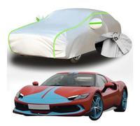 Car Cover for Ferrari 296GTB, Waterproof Outdoor Car Covers Dustproof Scratch Proof UV Resistant All Weather Protection,D