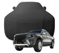 Car Cover for Ford Ranger 2024 2025 2026, Elastic Breathable and Dustproof Fabric Indoor Windproof Protection Elastic Cotton Car Covers,A