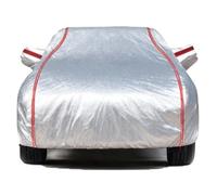 Car Cover for Honda Civic 2013-2016,Full Car Protection Cover | Side Zipper for Easy Access | Reflective Warning + Anti-Theft Lock