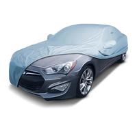 Car Cover for Hyundai Genesis Coupe 2010-2016, Waterproof All-Weather Rain Snow UV Sun Protector Full Exterior Weatherproof Indoor Outdoor with Strap Protect car paint
