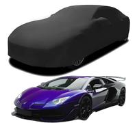Car Cover for Lamborghini Aventador SVJ, Car Covers All Weather, Scratch Resistant Sun Snow, Full Exterior Covers,Black