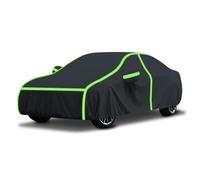 Car cover For Land Range Rover L322 2001-2012 | 4999x1934x1845mm, Auto waterproof tarpaulin with green reflective strips, custom-fitted outdoor Full vehicle covers breathable Dust