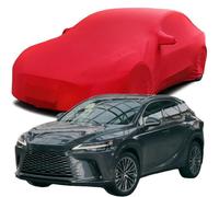Car Cover for Lexus RX450H+ 2024 2025 2026, Indoor Sunscreen Dustproof Thick Stretch Cotton Protection Elastic Cotton Car Covers,Red