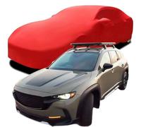 Car Cover for Mazda CX-50 Turbo Meridian Edition 2024 2025 2026, Elastic Breathable and Dustproof Fabric Windproof Elastic Cotton Car Covers Full Protection,Red