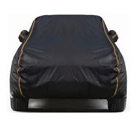 Car Cover for Peugeot 508 GT-Line, Waterproof Breathable Car Covers with Zip and Reflective Strips Rain Sun Dust All Weather Protection Scratch Snow Heat Resistant, Fit Sedan (Black2)