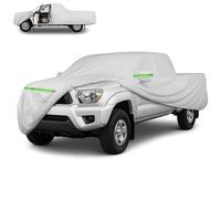 Car Cover for Pickup - Dupont Oxford Full Garage for Pickup, Weatherproof, UV-Resistant, All-Round Protection for All Seasons, Suitable for Common Pickups such as Hilux, Ranger, Navara, Amarok, Grey