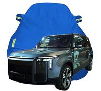 Car Cover for PolarStone01 7 seats SUV, Waterproof Outdoor Car Covers Dustproof Scratch Proof UV Resistant All Weather Protection,Blue-Plus-Cotton