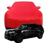 Car Cover for Range Rover First Edition 2023 2024 2025 2026, Elastic Breathable Dustproof Fabric Indoor Windproof Protection Elastic Cotton Car Covers,Red
