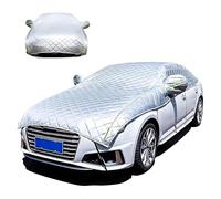 Car Cover for Saab 9-3 93 Convertible Car Cover Waterproof Dustproof UV Resistant With Reflective Strips Car Tarpaulin Full Car Cover(Half Silver)