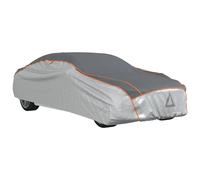 vidaXL Car Cover for Sedan Hail Protection Full Waterproof M Grey and Silver