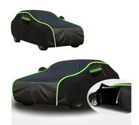 Car Cover for Vau hall Adam (369.8 x 172 x 148.4cm),Waterproof Breathable Dust Sun UV All Weather Protection Elasticated Car Cover