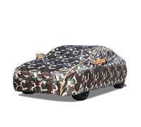 Car Cover Full Sun protection with Side Zipper & Reflective Strips,for Chevy Monte Carlo 1978-1988,Waterproof Breathable Windproof Snowproof Dustproof Scratch Resistant