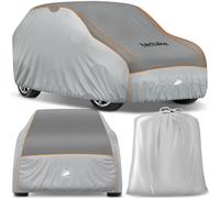 tectake Car Cover Franz Suv / Van Small (520 X 185 X 145 Cm) - Grey | Size: 520 X 185 X 145 Cm TECTAKE Grey 520 X 185 X 145 Cm