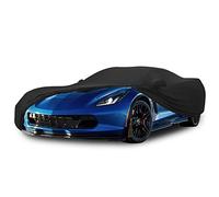 Car Cover Indoor Compatible with 2014-2019 Corvette C7, Stingray, Z51, Z06, Grand Sport Corvettes Stretch Satin Dust-Proof Protection Ultimate Custom Full Car Cover for Underground Garage, Car Show