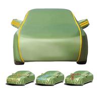 Car Cover Outdoor for Honda Jazz 2002-2024 Full Cover, Customized Car Cover All Weather for Waterproof Windproof Sun Rain Snow Protection with Reflective Strip and Zipper Door