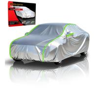 Car Cover Outdoor for Hyundai i10(2012-2025) | Windproof Rain Snow UV Protection Easy Setup Reflective Strips, Windproof Rope, Elastic Hem