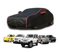 Car Cover Outdoor for MG Motor HS,2018-2023, Car Cover Outdoor, Full Car Cover,Sun Protection,Windproof Dustproof Scratch Resistant,durable Car Cover(Black-red)