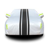 Car Cover Outdoor for Peugeot 208, Car Cover Outdoor Lightweight with Zipper Mirror Pocket Windproof Dustproof Scratch Resistant(Color:33)