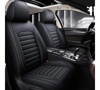 Car Cover Seats for Citroen C5 Aircross SUV 2017-2025, Custom Leather Seat Covers Full Set Luxury Seat Cover Front and Rear Seat Protectors Four Seasons All Weather Accessories,black