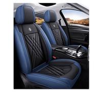 Car Cover Seats Full Set for VW ID.4 ID4 id 4 Pro/Pure/GTX/Pro Performance 2021 2022 2023 2024 2025, Full Set Waterproof Seat Covers, Set Leather Car Seat Cushion Protectors, Airbag Compatible(C(Blue-