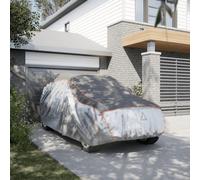 Car Cover SUV Grey/Silver M Knitted Fabric EVA 4mm Oxford Hail Protection Shield