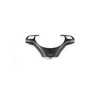 Car Cover Trim For BMW 3 Series E90 E91 E92 ABS Matt Black Car Steering Wheel Button Frame Cover Trims Stickers Center Console