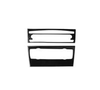 Car Cover Trim For BMW 3 Series E90 E92 E93 2005-2012 Car Interior Accessories Center Control Air Conditioner CD Panel Frame Trim Black Door Panel(Type C)