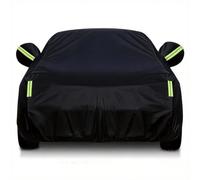 Car Cover Waterproof All Weather Compatible with Mercedes-Benz C 200 CDI | Heavy Duty Car Covers for Outside Storage, Sun Dust Snow Protection Car Shield, Driver Side Zip (Color:Black,Size:C200 CDI)