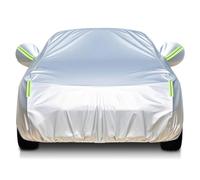 Car Cover Waterproof All Weather Custom Fit for Mercedes-Benz GLK250 CDI | Heavy Duty Car Covers for Outside Storage, Dust Snow UV Protection Car Shield, Driver Side Zip (Color:Silver,Size:GLK250 CDI)