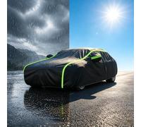 Car Cover Waterproof All Weather For Mini Cooper MK VII (1996-2000), Outdoor Single Layer Oxford Cloth Car Cover with Door Zipper Lightweight Windproof UV Protection i63t