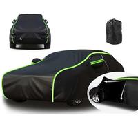 Car Cover Waterproof All Weather for Renault Grand Scenic 3 Phase 2, Car Cover Reflective Strip, Waterproof, Door opening Design, Anti-scratch, Soft fit fl261a