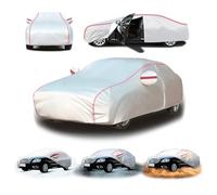 Car Cover Waterproof Breathable For Ford Ranger Wildtrak,Outdoor Full Cover Rain Sun Dust All Weather Protection with Zip and Reflective Strips Scratch Snow Heat Resistant fr981ac