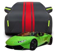 Car Cover Waterproof Breathable for Lamborghini HURACAN SPYDER, All Weather Snow Sun Proof UV Protection Windproof Outdoor Full Fitted Car Cover,A