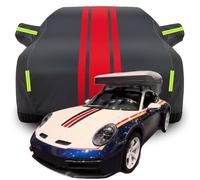 Car Cover Waterproof Breathable for Porsche 911 Dakar, All Weather Snow Sun Proof UV Protection Windproof Outdoor Full Fitted Car Cover,A