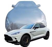 Car Cover Waterproof for Aston Martin DBX707 SUV, Sun Proof UV Proof Wind Proof and Rain Proof Outdoor Car Covers Exterior Protection,Silver