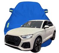 Car Cover Waterproof for Audi Q5 S line 40 TDI quattro, Sun Proof UV Proof Wind Proof and Rain Proof Outdoor Car Covers Exterior Protection,Blue-Plus-Cotton