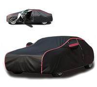 Car Cover Waterproof for Ford Mustan Sixth Generation 2015-2023, UV-Resistant Outdoor Full Exterior Covers Protection with Right Side Zipper Breathable Rain Sun Dust Protection Windproof M1020