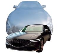 Car Cover Waterproof for Genesis G90, Sun Proof UV Proof Wind Proof and Rain Proof Outdoor Car Covers Exterior Protection,Silver