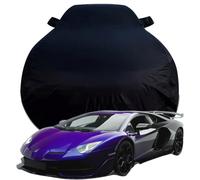 Car Cover Waterproof for Lamborghini Aventador SVJ, All Weather Windproof Snowproof UV Protection Car Cover, Breathable Oxford Car Tarpaulin,Black
