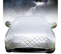 Car Cover Waterproof for Mercury Villager 1995-1998, Outdoor Half Car Covers with Cotton Lining, Thicken Hail Protector Sun Rain Snow UV Dust Resistant for All Seasons