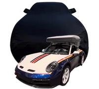 Car Cover Waterproof for Porsche 911 Dakar, Oxford Cloth Outdoor Covers Breathable Rain Sun Dust Protection Windproof Car Cover,Black