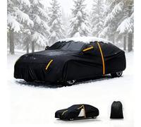 Car Cover Waterproof for VW Polo Russia 2020-2022 Outdoor All Weather Car Cover with Reflective Automobiles Protect from Sun Ice Frost & Snow Protection Full Exterior Cover