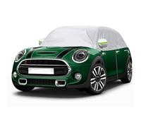 Car Cover Waterproof Replacement for 2000-2024 Mini Cooper 3 Doors, Half Garage UV Resistant Half Car Cover Dustproof Snowproof Outdoor Indoor