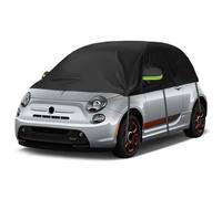 Car Cover Waterproof Replacement for Fiat 500 VW Up Kia Picanto, Universal, Half Garage UV Resistant Half Car Cover Dustproof Snowproof Outdoor Indoor