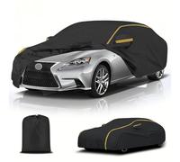 Car Covers for Outside Storage Custom Fit for BMW M3 Competition Full Car Cover |All Weather Windproof Anti-UV Scratch-Resistant Car Tarpaulin with Door Zipper Anti-Theft Lock