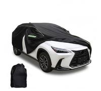 Car Covers for Outside Storage Waterproof for Audi A3 Sportback 2014-2026 - Heavy Duty Oxford Fabric, Soft Inner Lining Anti Scratch, Outdoor All Seasons Rain Resistant Zipper Flap(Black)