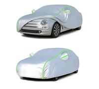 Car Covers for Outside Storage Waterproof for Pilot 2018-,Driver Side Zip Waterproof All Weather Snow/Sun proof UV Protection Windproof Outdoor Full Fitted(Silver)