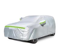 Car Covers Waterproof Breathable for Peugeot Expert 3 (III) V I 2016-2025, All Weather Full Car Cover with Door Zipper, Windproof Strap Storage Bag PE Oxford,Silver